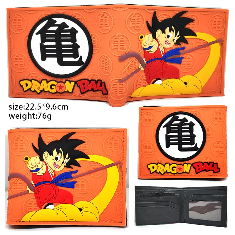 Мужские кошельки аниме dragon ball Z goku кошелек для кредитных карт ID с окошком на молнии с карманом для монет для мальчиков - Цвет: DBZ-15