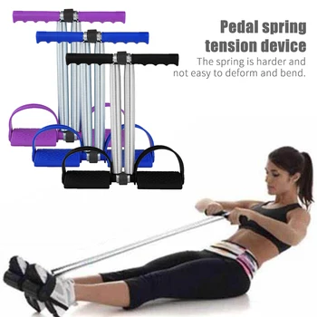 

Resistance Band Sport Spring Pedal Home Gym Sit-up Pull Rope Elastic Ankle Puller Exercise Equipment Multifunctional Workout