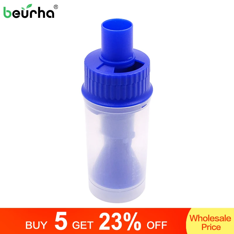 

8ML Infants/ Children /Adult Direct Spray Cup Spacer Drum Suction Spacer Device Asthma Inhalation Home Nebulizer Tank Cup Health
