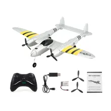 FX-816 Air Force P38 RC Airplane 2,4 GHz 2CH RC летательный аппарат с фиксированным крылом для детских игрушек