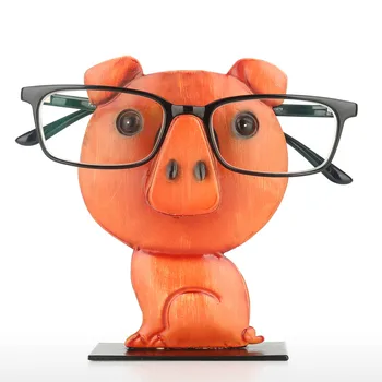 

Pig Shaped Eyeglass Rack Glasses Eyewear Holder Animal Shaped Spectacle Display Stand Animal Ornament