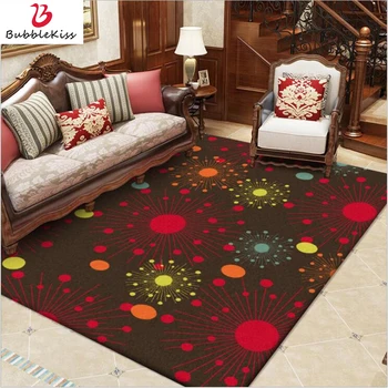 

Bubble Kiss New Design Carpets for Living Room Modern Red Orange Art Abstract Ray Carpet Door Mat Bedroom Rug Living Room Decor