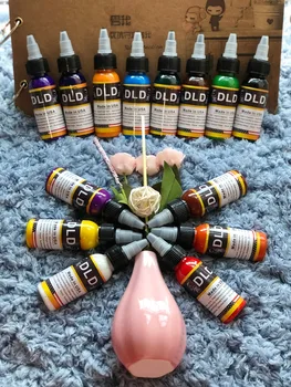

Permanent Tattoo Ink 8 Color Permanent Line Professional Tattoo Ink Pigment 30ml / bottle Body Tattoo Art Supplies