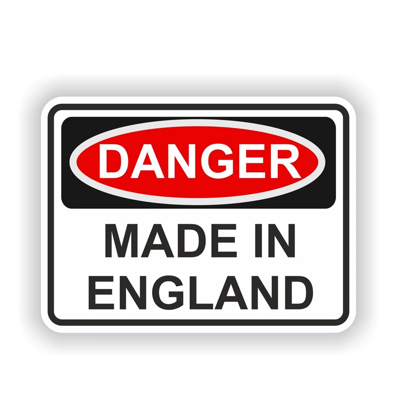 

Hot Sell Funny MADE IN ENGLAND Car Stickers Decals Window Vinyl Motorcycle Decals Auto Decorative PVC 15CM*11CM
