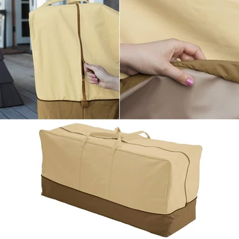 

1pc Portable Oxford Cloth Household Dust-proof Storage Bag Pouch Container for Cusion (210D/420D/600D Beige)