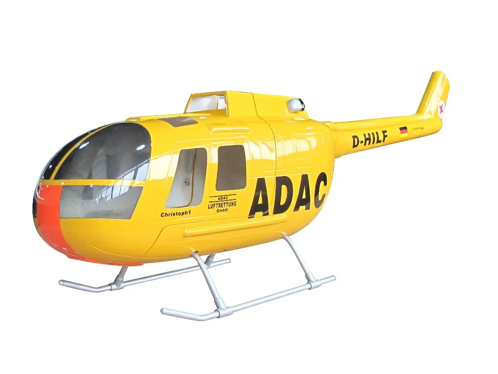 600 размер стекловолокна fuselage для MBB BO-105 BO105 весы вертолеты металлические шестерни Набор