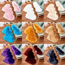 Любовь Сердце Твердый ковер для гостиной шерсть имитация ковры из овчины искусственного меха нескользящие для спальни, ворсистый ковер коврики и 5s10