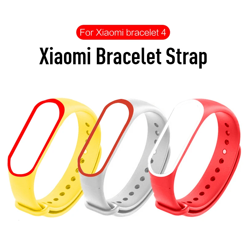 

2019 New Silicone Strap For Xiaomi Mi Band 4 Colorful Straps For Xiaomi Miband 4 Smart Bracelet Replacement Strap For Mi Band 4