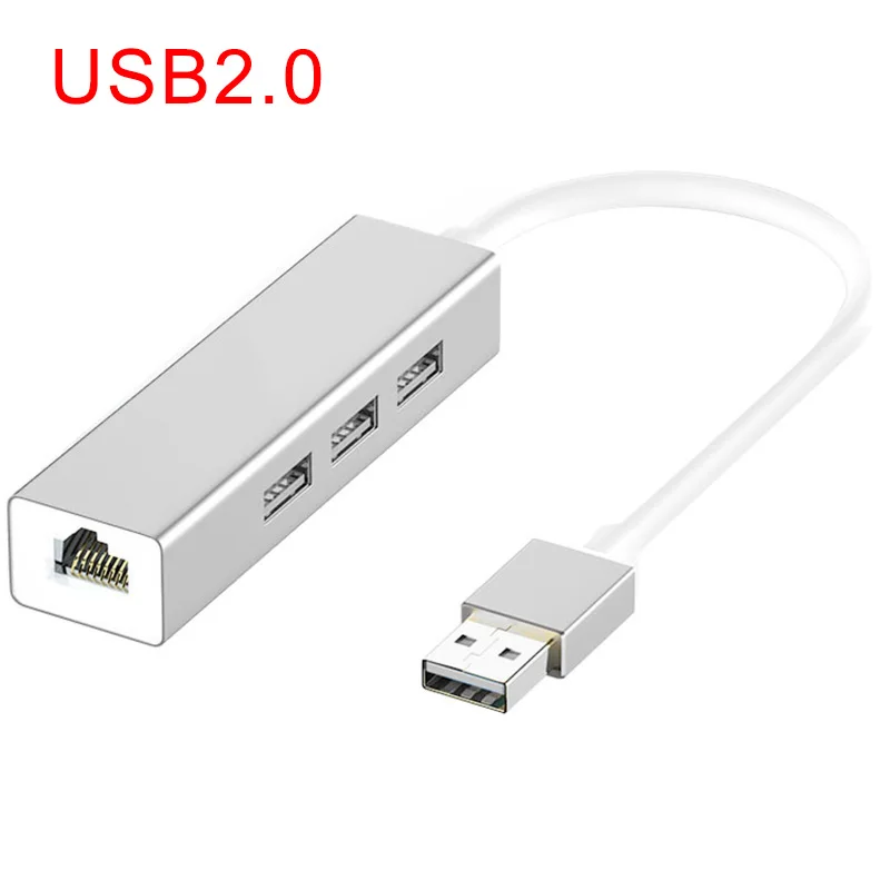 USB2.0/3 0 для RJ45 Ethernet адаптер 4 порта конвертер Macbook ASUS Ноутбука OD889| |