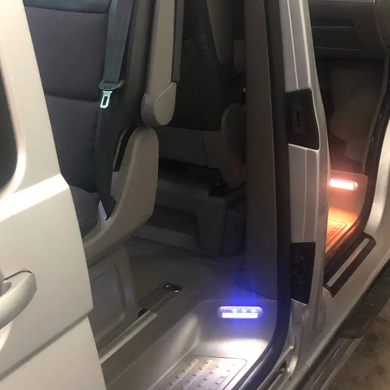 16pcs For VW Multivan Caravelle Transporter T5 T5.1 T6 LED bulb Entry interior Foot Step light White Error free LED Lamp Only