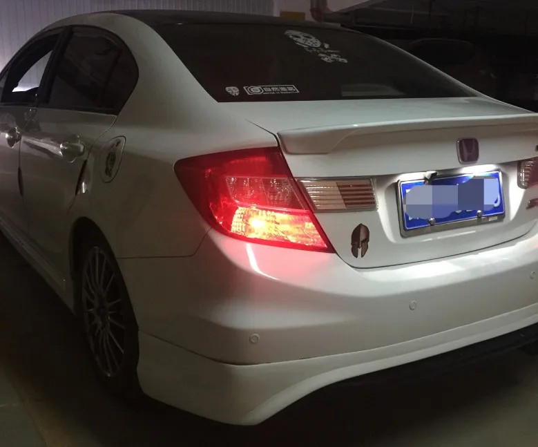 Для honda civic спойлер задний Багажник крыло грунтовка или черный белый цвет краска ABS Высокое качество Спойлер 2012