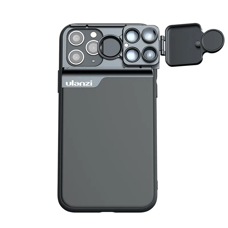 Ulanzi iPhone 11 Pro Max 5 в 1 телефон объектив CPL Макро Рыбий глаз телефильтры чехол для телефона комплект для iPhone 11/Pro Len аксессуары