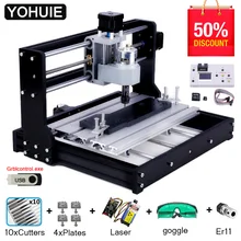 Graveuse laser CNC 3018 PRO, machine pour bricolage, outil de travail sur bois, PCB et PVC, GRBL ER11
