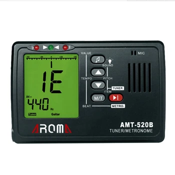 

AROMA AMT-520B Metro-Tuner Metronome Tuner and Tone Generator 3 In 1 for Guitar Bass Violin Guitar Accessories