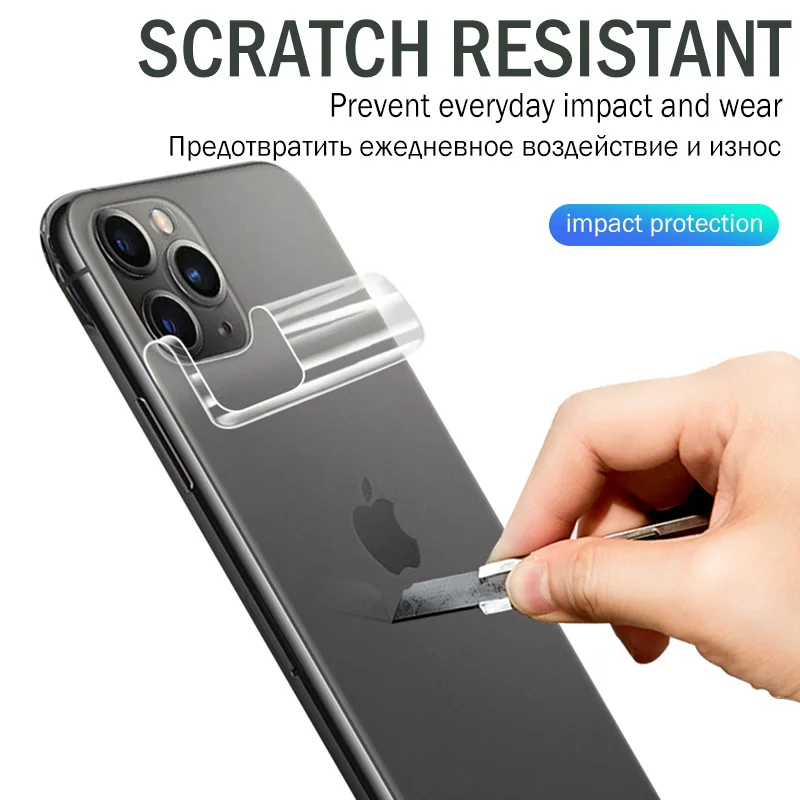 Задняя полностью изогнутая Гидрогелевая пленка для iPhone 11 XR X XS MAX 360 ° мягкая защитная пленка для экрана для iPhone 11 Pro Max 11 пленка не Glas