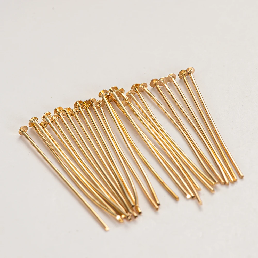 600 Pièces De Broches à Rotule Acier Inoxydable - Épingles Tête Plate Et à œil - 19,5~50 X 0,6~0,7 Mm
