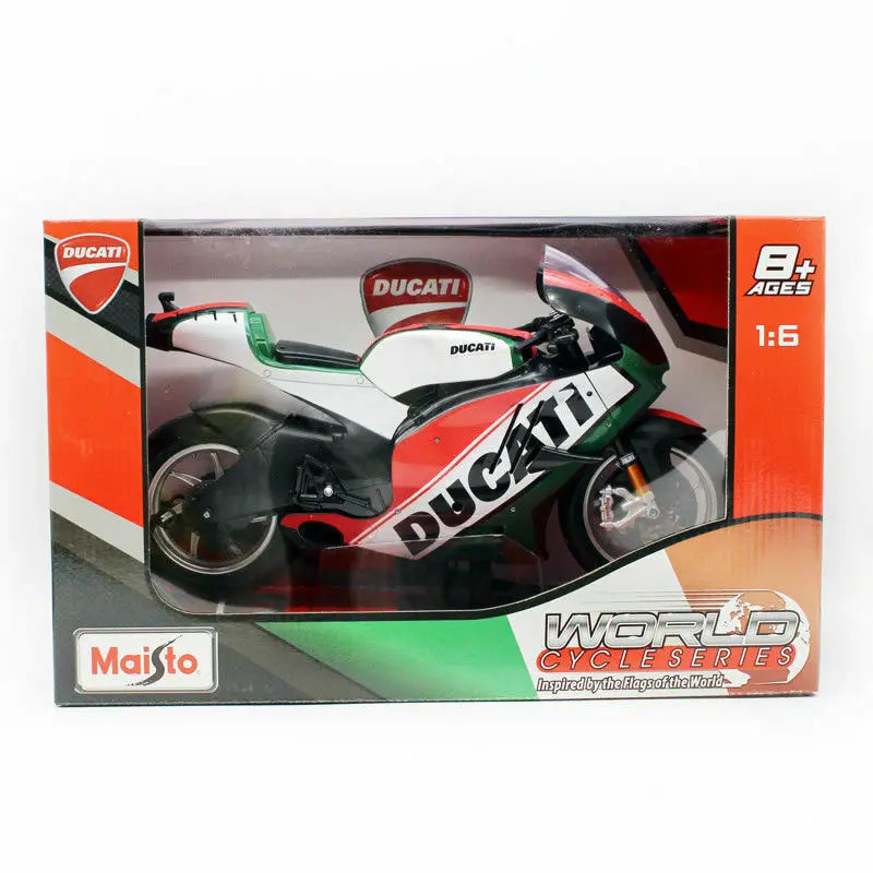 MAISTO 1:6 2011 Ducati Desmosedici мотоцикл литье под давлением Модель в коробке