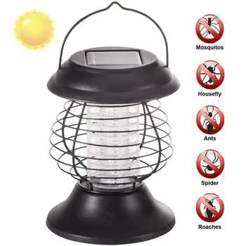 

Outdoor Solar Mosquito Killer Lamp Outdoor Pest Fly Mosquito Lamp Lamp Killer Hanging Light Electric Bug Insect Tent Trap Z X7A6