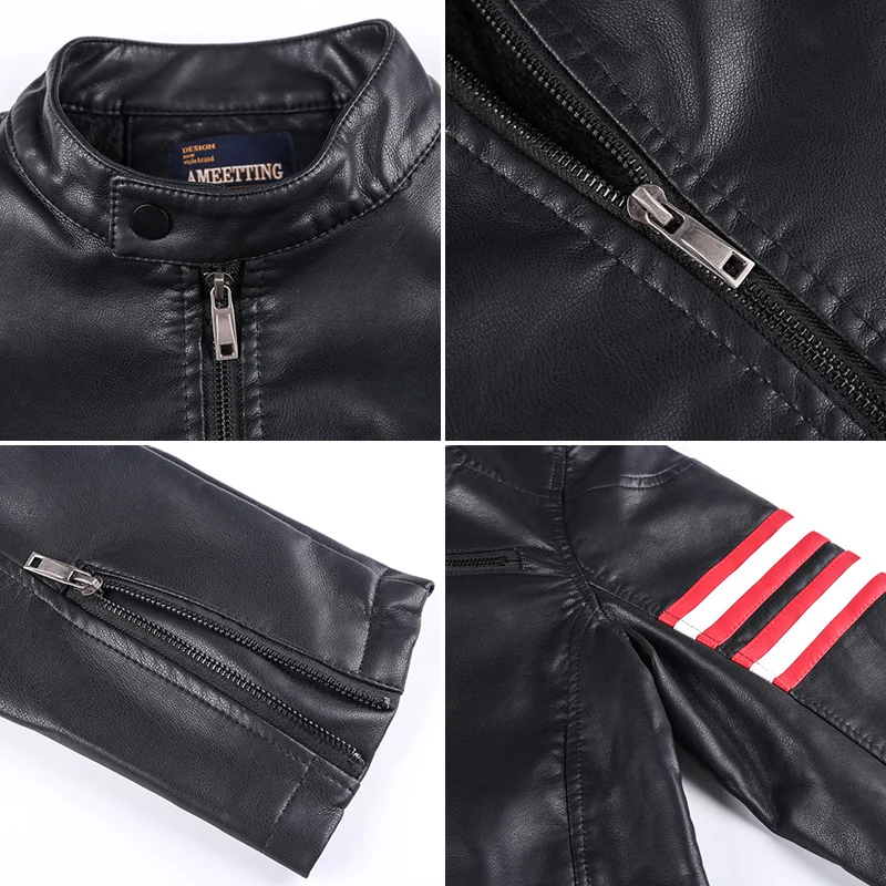 Refire gear куртка-бомбер из искусственной кожи мужская Осенняя модная теплая тактическая мотоциклетная куртка армейская Военная тонкая винтажная одежда