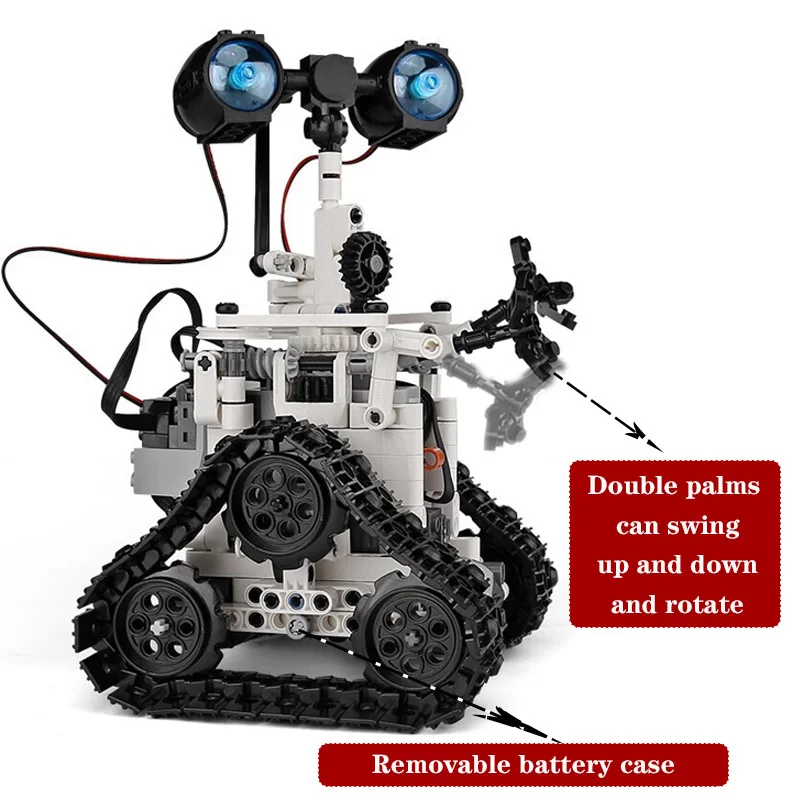 MMloveBB 408PCS RC робот электрические строительные блоки ing Technic пульт дистанционного