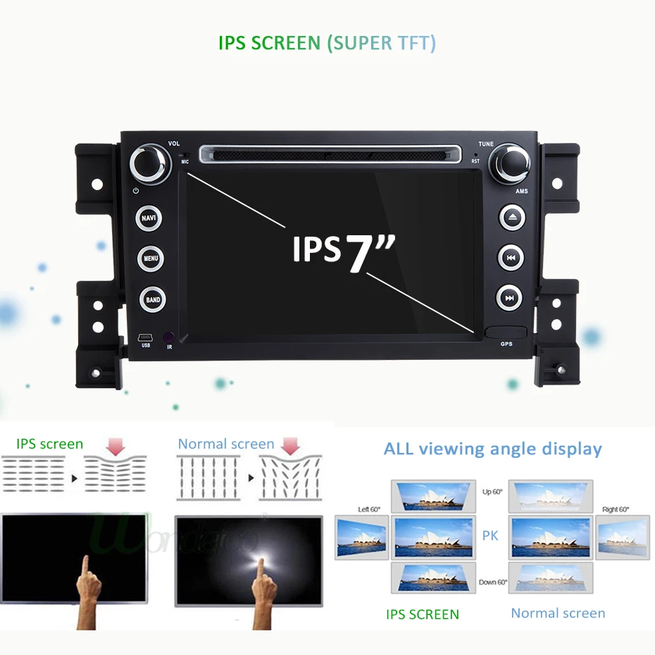 Perfect 4G 64G 8 core DSP IPS 2 Din Android 9.0 CAR dvd player GPS audio For SUZUKI GRAND VITARA 2007-2013 car radio multimedia obd2 dvr 1