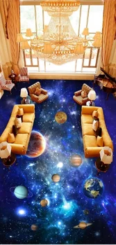 

[Self-Adhesive] 3D Space Planet 356545 Floor Wallpaper Mural Wall Print Decal Wall Murals