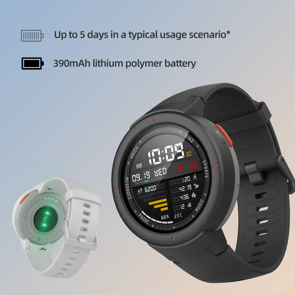 Global Version New Amazfit Verge Sport Smartwatch