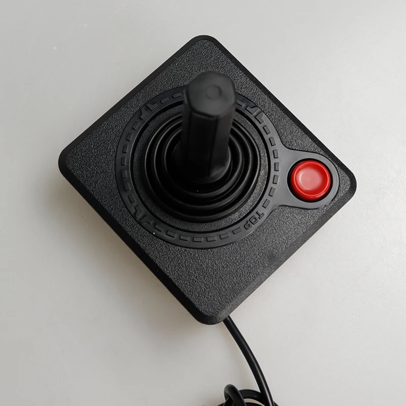 Модернизированный 1,5 м игровой джойстик игровой контроллер для Atari 2600 джойстик с 4-полосная рычаг и простого действия Кнопка Ретро геймпад