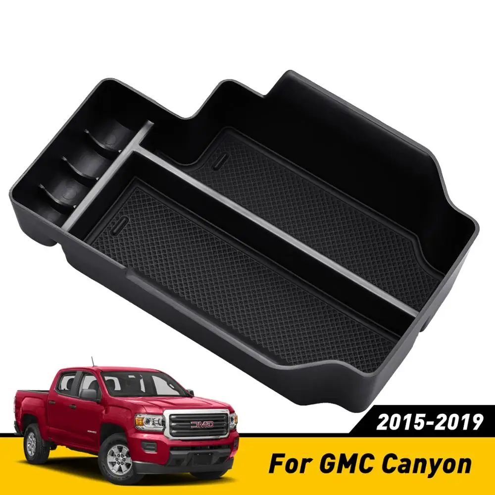 

For Chevy Colorado/GMC Canyon 2015-2019 Central Armrest Box Holder Tray Container Box Clapboard Auto Accessories Car Styling