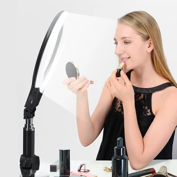 

Dimmable LED Ring Light Camera Studio Video Selfie Phone Light Adjustable 72 LED Flash Light Makeup Photography USB Powered