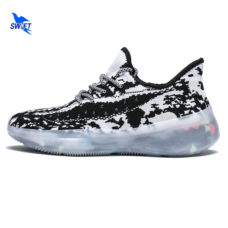 Прозрачная плоская подошва мужские кроссовки для бега 2020 тренд дышащая сетка