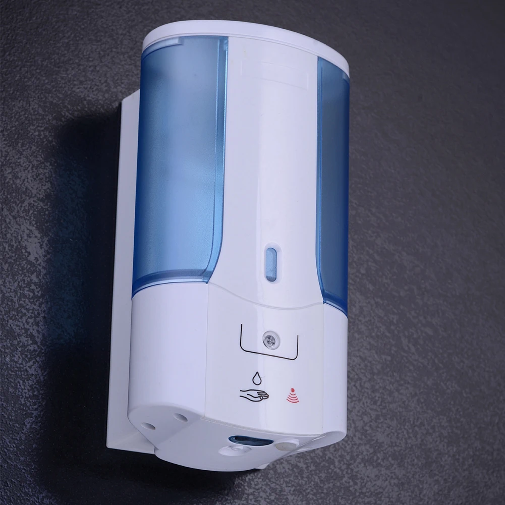 

450ml Smart Bathroom Hotel White Waterproof ABS Kitchen Automatic Soap Dispenser Wall Mounted Liquid Infrared Induction