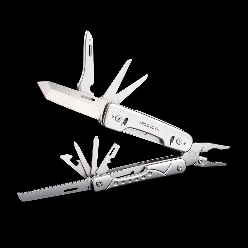 Roxon S802マルチツール折りたたみナイフ多機能プライヤーキャンプ釣りsuvivalナイフマルチツールedcギアビッグはさみ Pliers Aliexpress