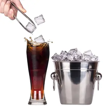 

6pcs Stainless Steel Sugar Clamp Tongs Ice Bar Buffet Barbecue BBQ Clip Kitchen