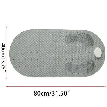 

Non-slip PVC Floor Mat Strong Adsorption Bath Shower Mat Pad for Home Bathroom D08F