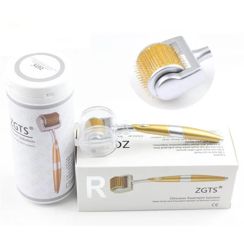 Профессиональный титановый ZGTS Derma Roller 192 игл для ухода за лицом и лечения