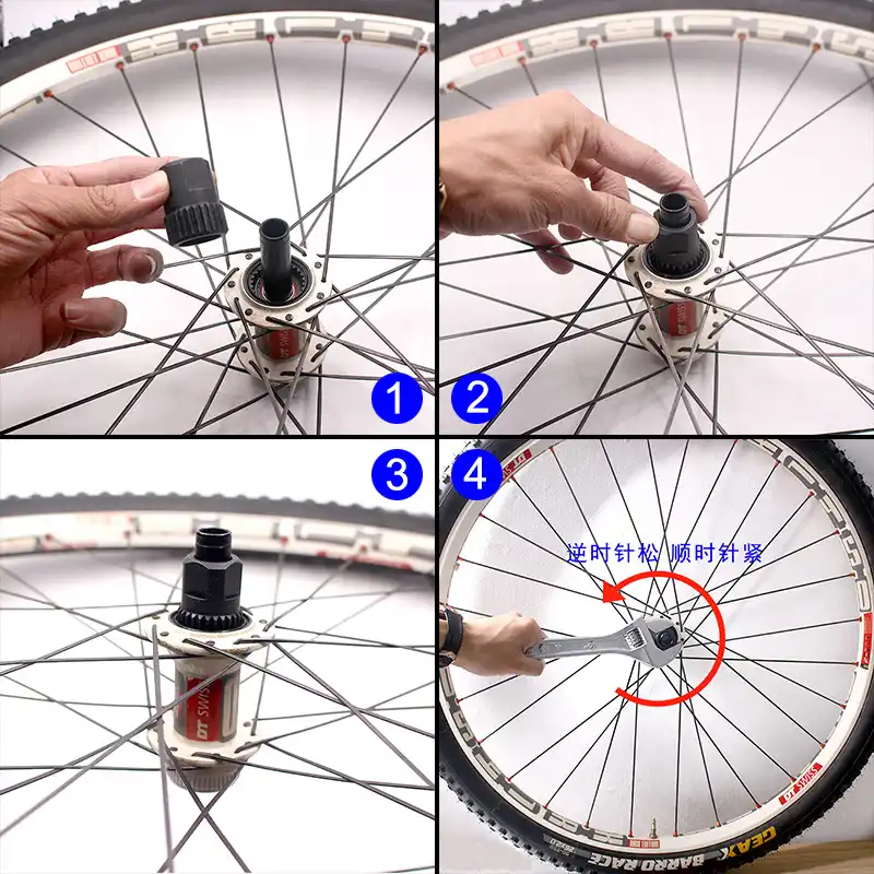 Universal rays wrench 6 sizes-dismantle tool mtb road bike rim wheel