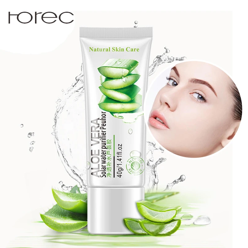 ROREC алоэ вера Гладкий гель от акне лечение гиалуроновой кислоты крем для лица