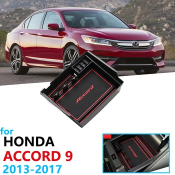 

Car Organizer Accessories for Honda Accord 9 9.5 2013 ~ 2017 IX Armrest Box Storage Stowing Tidying 2014 2015 2016 2017 Coin Box
