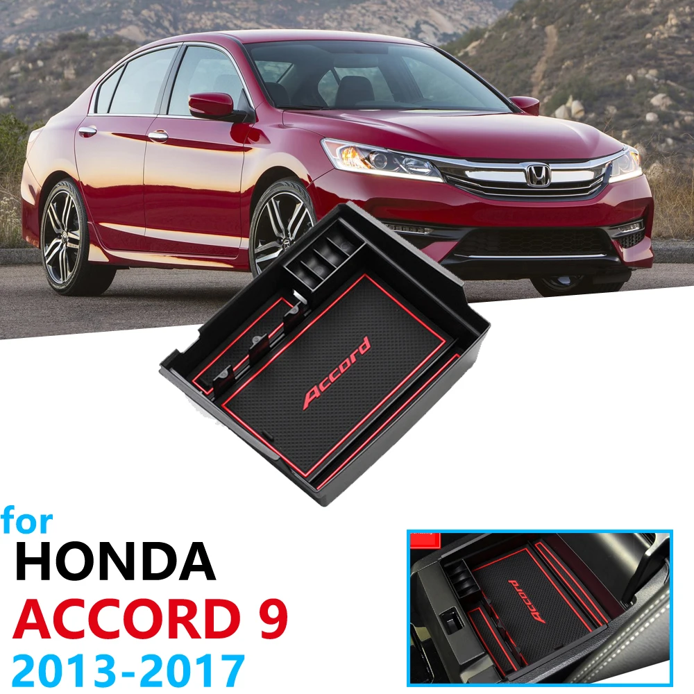 Автомобильный органайзер для Honda Accord 9 5 2013 ~ 2017 IX подлокотник хранения уборка 2014 2015