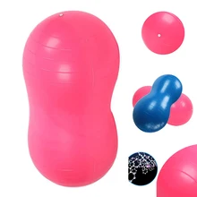 Фитнес-терапия отрывок арахисовый мяч для баланса мышечного напряжения в спине облегчение боли упражнения Йога Тренировка с надувной соломинкой