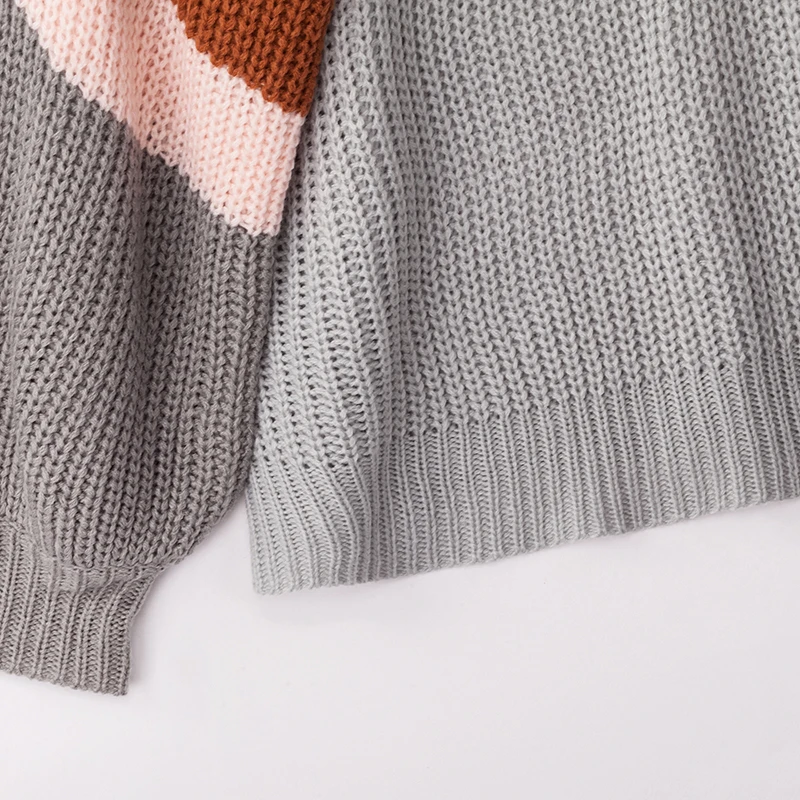 BEFORW 2019 Осень трикотажные пуловеры, свитер женский v-образный вырез длинный рукав свободные свитера Топы зимние повседневные женские