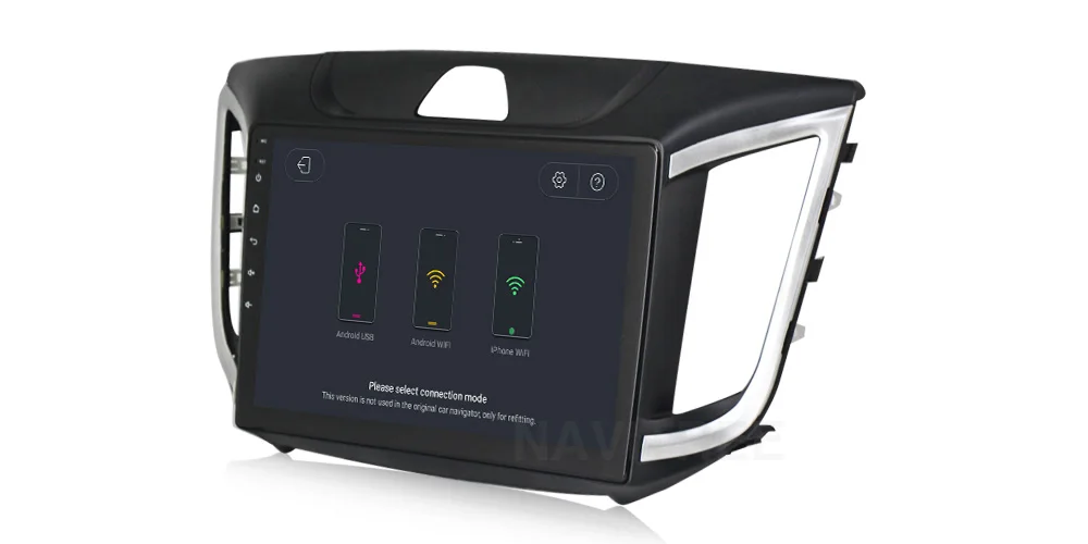 NaviTree 10 дюймов ips Android 9,0 автомобильный Радио мультимедиа для hyundai Creta IX25- bluetooth FM gps Зеркало Ссылка видео выход