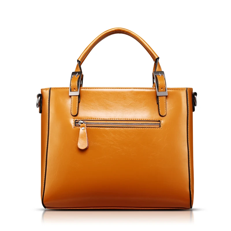 Женские сумки из натуральной кожи Новая модная сумочка коричневая Женская сумка винтажная сумка-мессенджер офисный женский чемодан