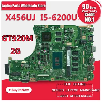 

Akemy X456UJ X456UF Laptop motherboard for ASUS X456U X456UQ X456UB X456UQK X456UV mainboard 4GB-RAM I5-6200U GT920M/GT930M DDR3