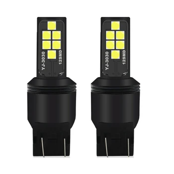 

2Pcs T20 7443 W21W LED Light Bulbs Auto Turn Signal Car Brake Reverse Fog Lights 12V