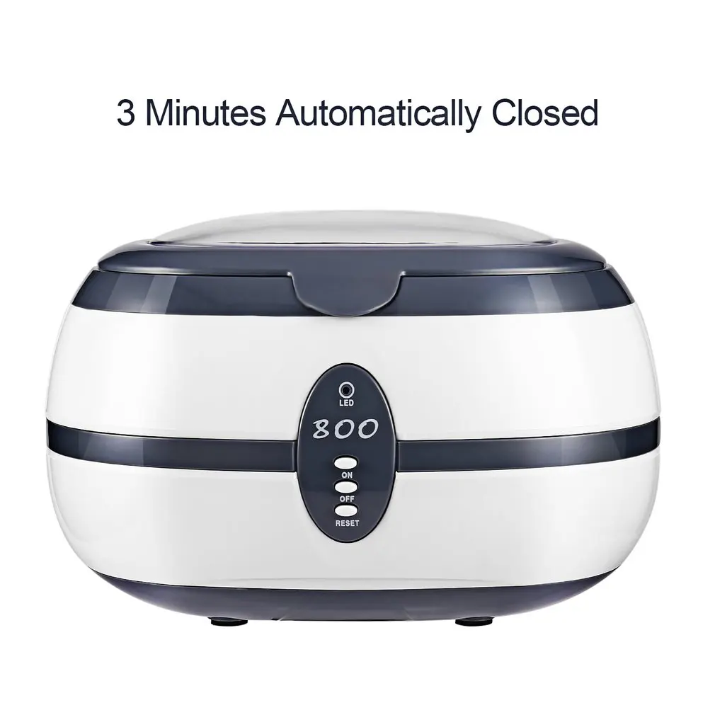 

Stainless Steel 600ML Capacity 40 KHz Digital Ultrasonic Cleaner for Professional Jewelry Watch Glasses Home Use DK-08A