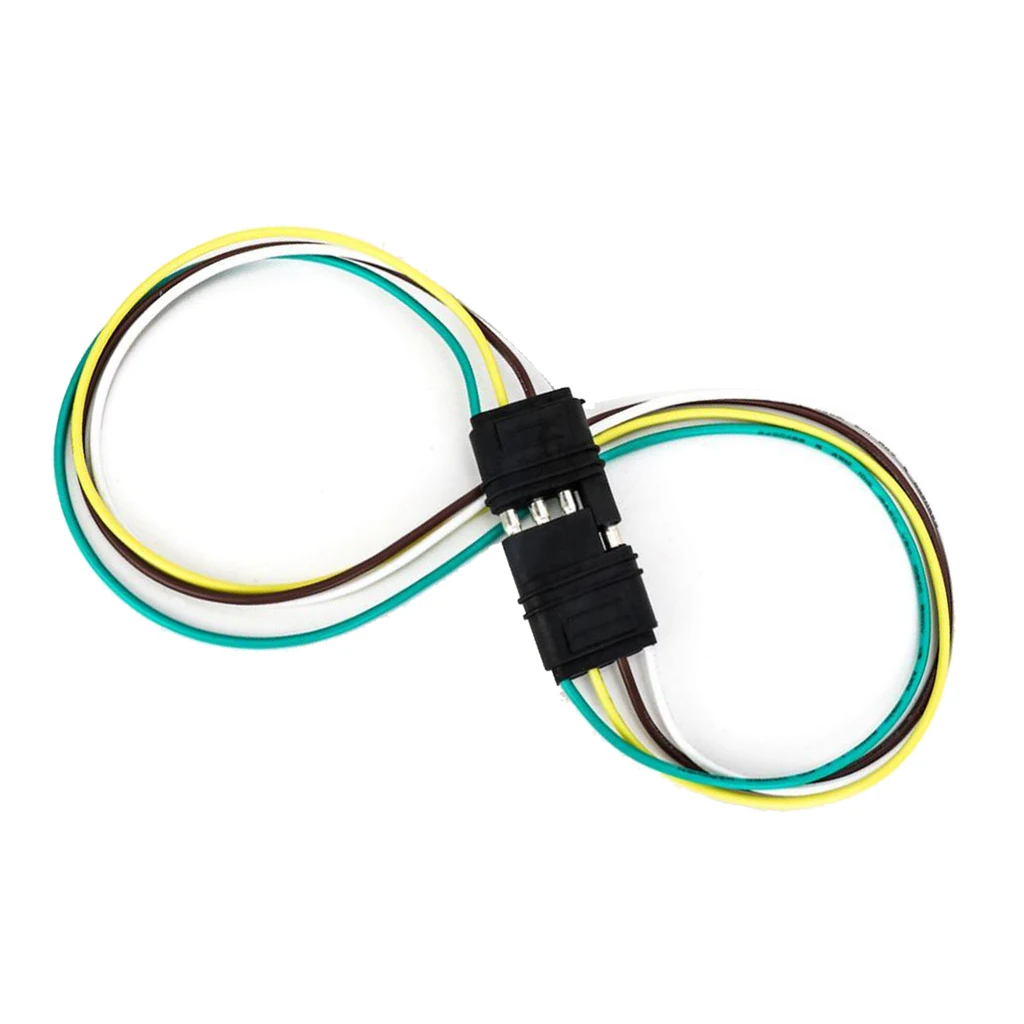 Trailer Wiring Fire Wire Extension Cable 4 Pin Flat 24 
