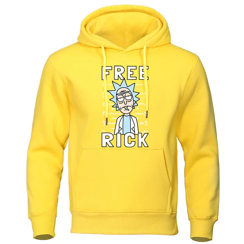  Rick and Morty Funny Hoodies For Men High Quality Brand Male Hoodie Sweatshirts Cotton Tops Hip Hop