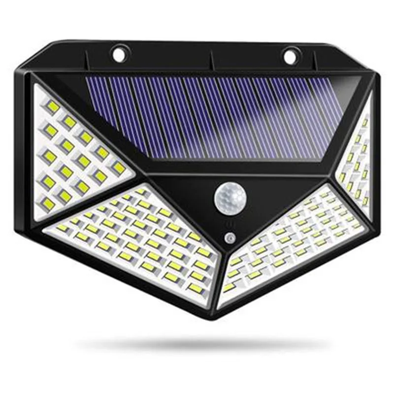 

100 LED Solar Light Outdoor Solar Lamp Power PIR Motion Sensor Wall Light Waterproof Lighting Lamp for Garden Decoration Street